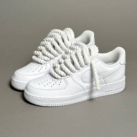 Nike Air Force 1 “Rope Laces” Triple White